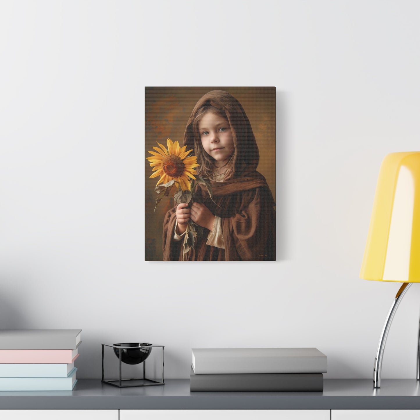 Sandy Sunflower Matte Canvas, Stretched, 1.25"