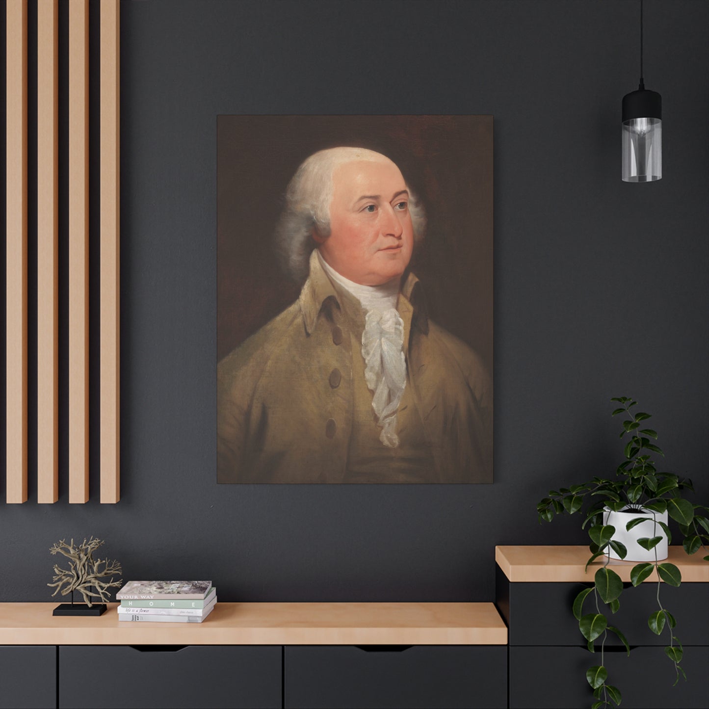 Stretched Canvas Wall Art of John Adams - 1.25" Depth