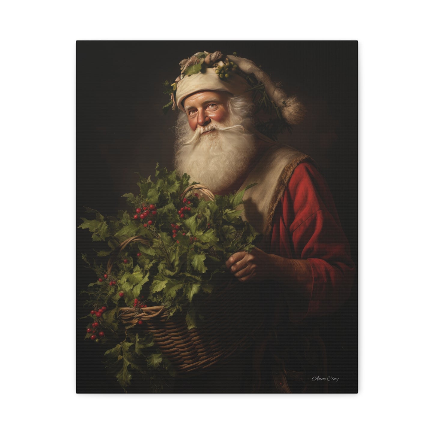 Unconventional Santa Matte Canvas, Stretched, 1.25"