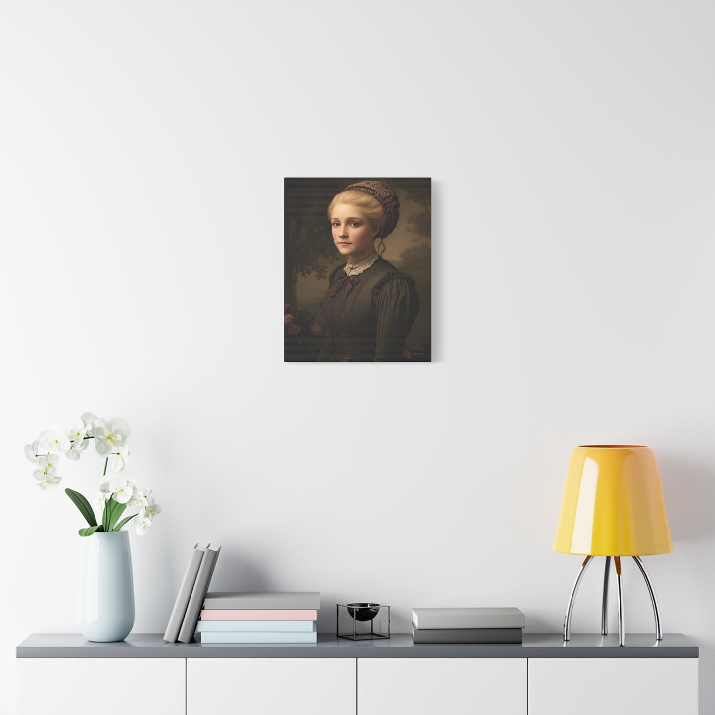 Elegant Vintage Portrait Canvas Wall Art, Home Decor, Gift for Art Lovers, Classic Style, Gallery Wall
