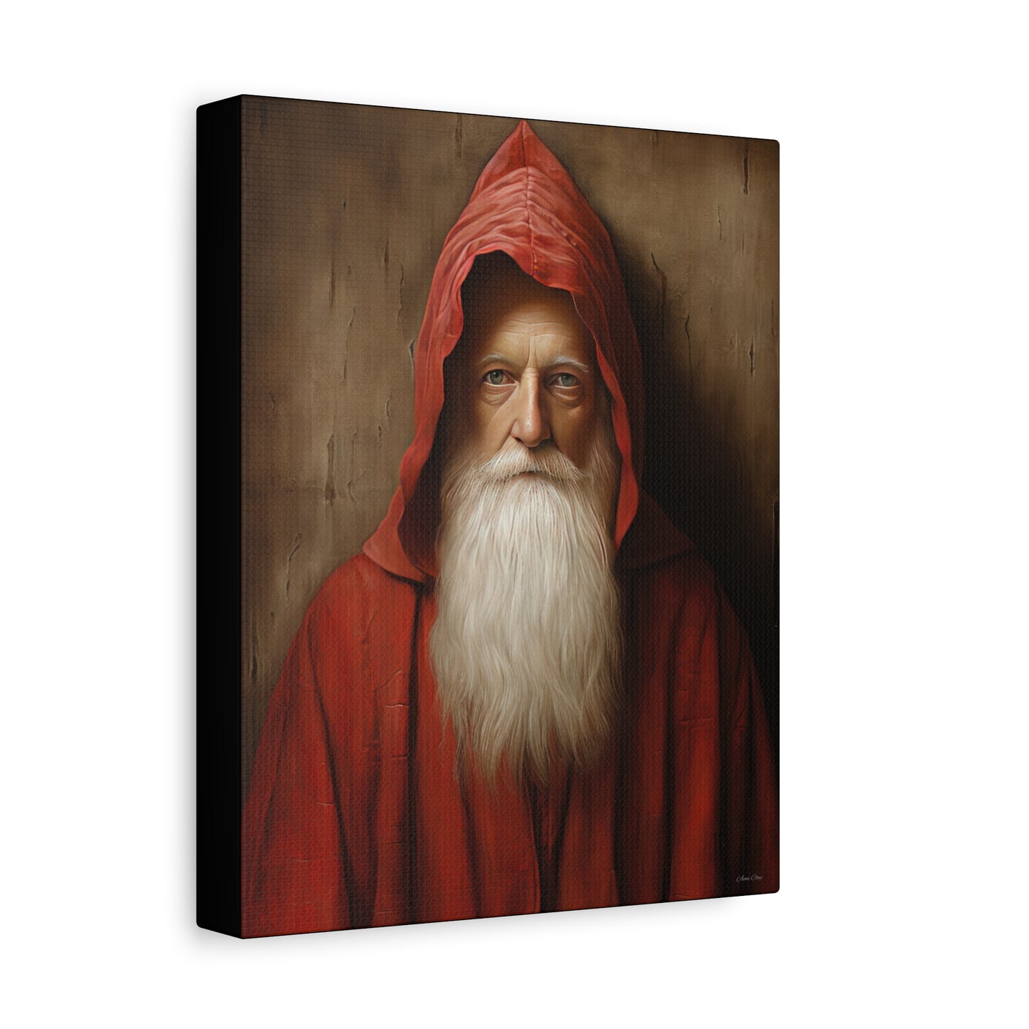Mysterious Santa Matte Canvas, Stretched, 1.25"