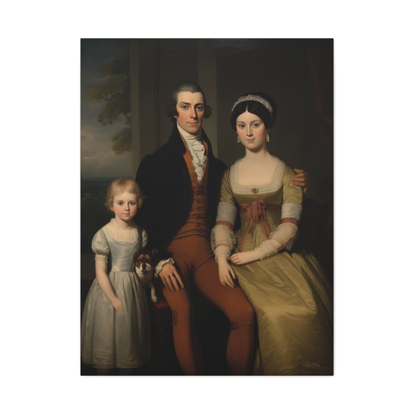 The Field Family Matte Canvas, Stretched, 1.25"