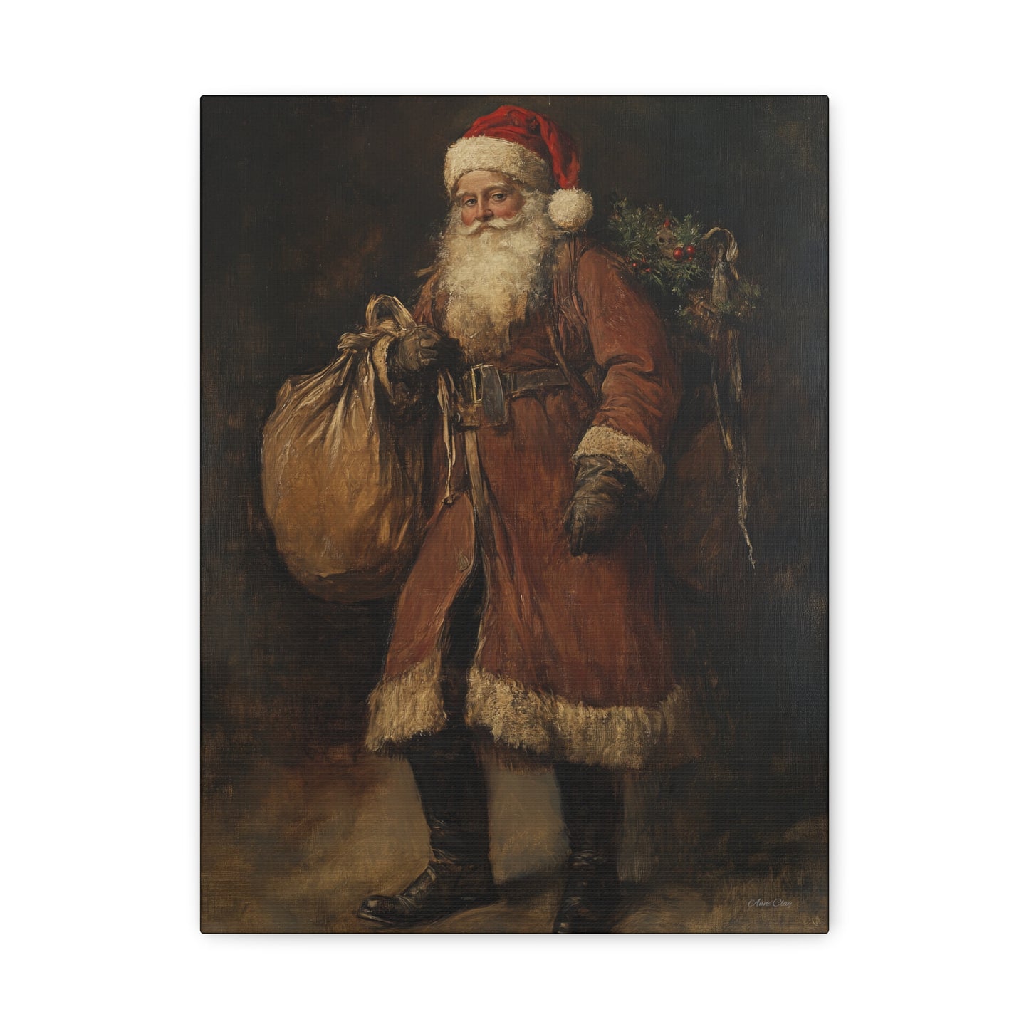 Santa's Journey Matte Canvas, Stretched, 1.25"