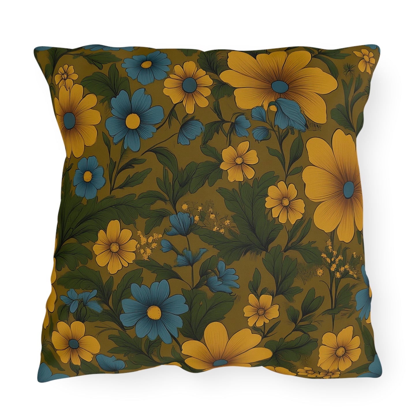 Bohemian Floral Outdoor Pillows, Vibrant Garden Decor, Patio Accessories, Spring/Summer Vibes, Outdoor Seating Style