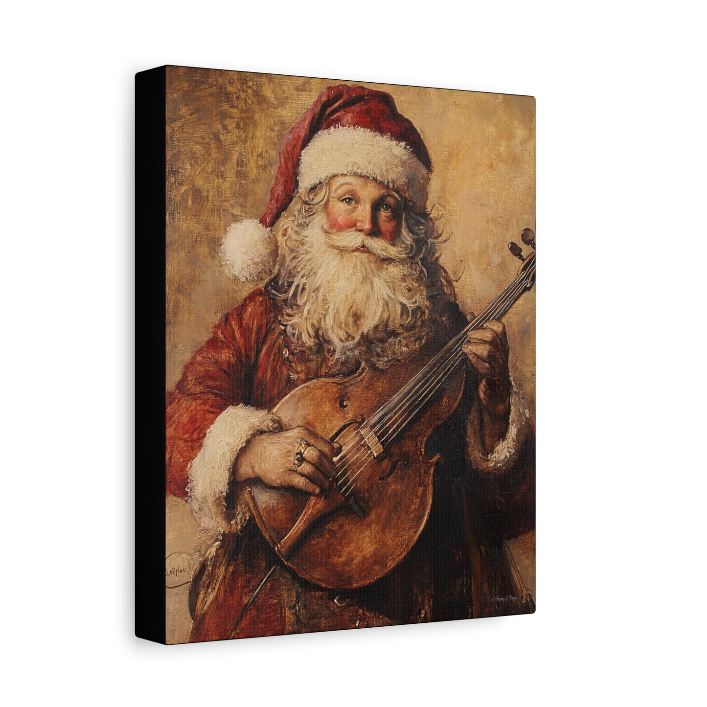 Nashville Santa Matte Canvas, Stretched, 1.25"