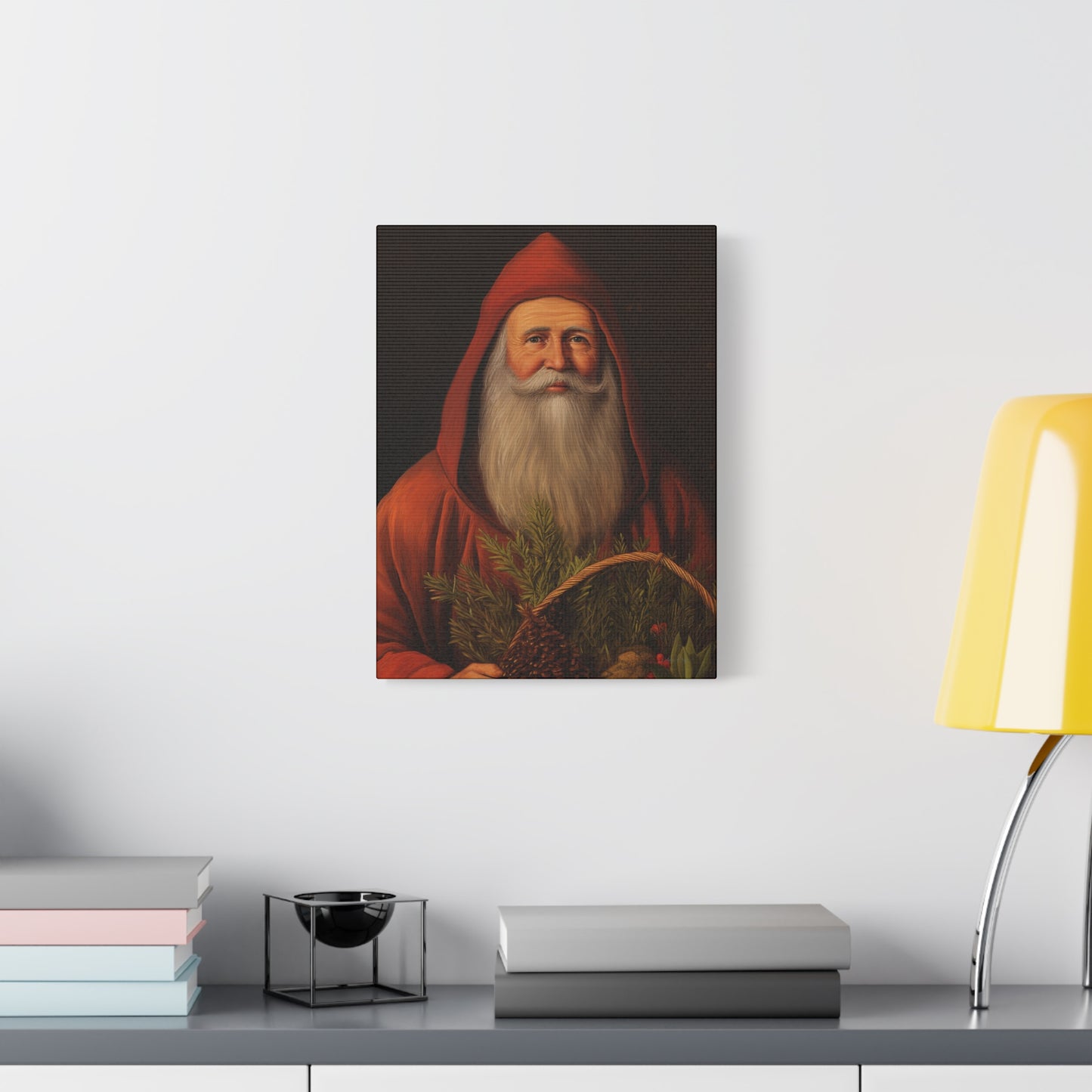 Sweet Red Santa Matte Canvas, Stretched, 1.25"