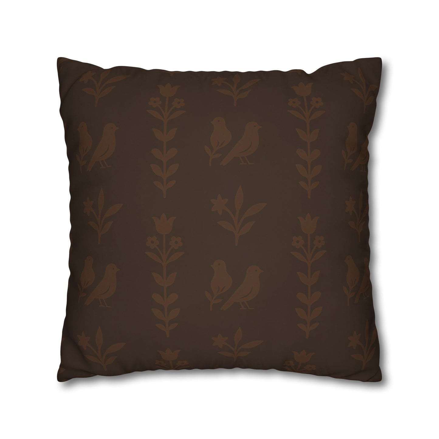 Bohemian Floral Pillowcase, Art Decor Cushion Cover, Cozy Home Accent, Gift for Housewarming, Relaxing Bedroom Decor