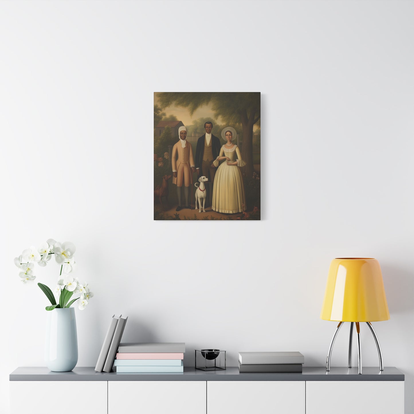 Vintage Portrait Canvas Print - Timeless Family Heritage Art for Home Decor