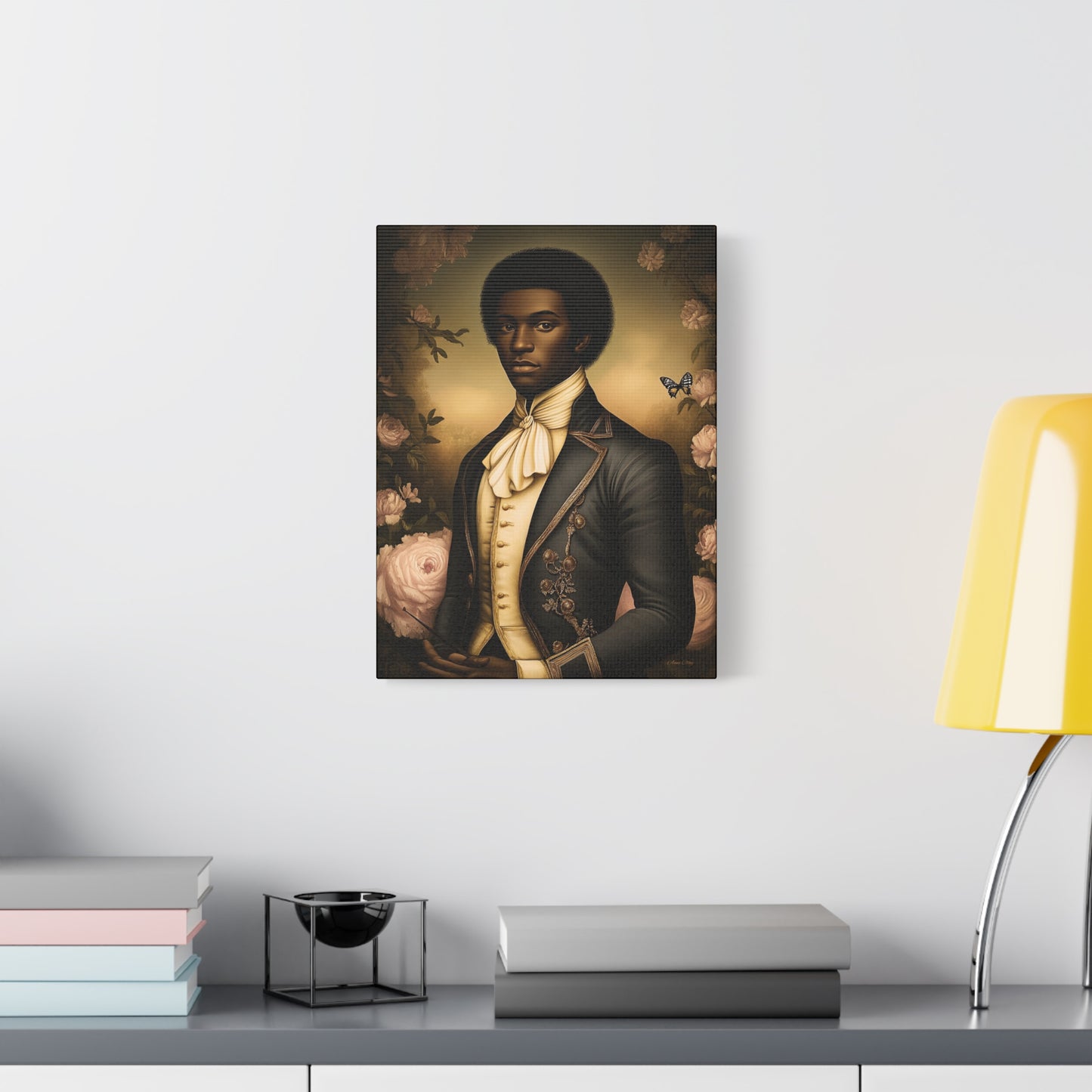 Elias Thorne – 18th Century Black Colonial Portrait | Bellewood Wall Art
