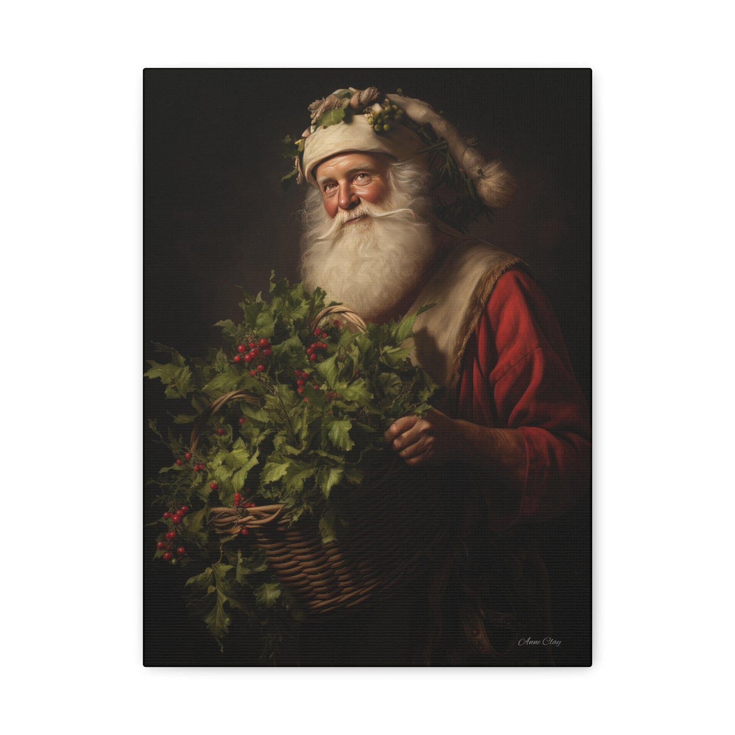 Unconventional Santa Matte Canvas, Stretched, 1.25"