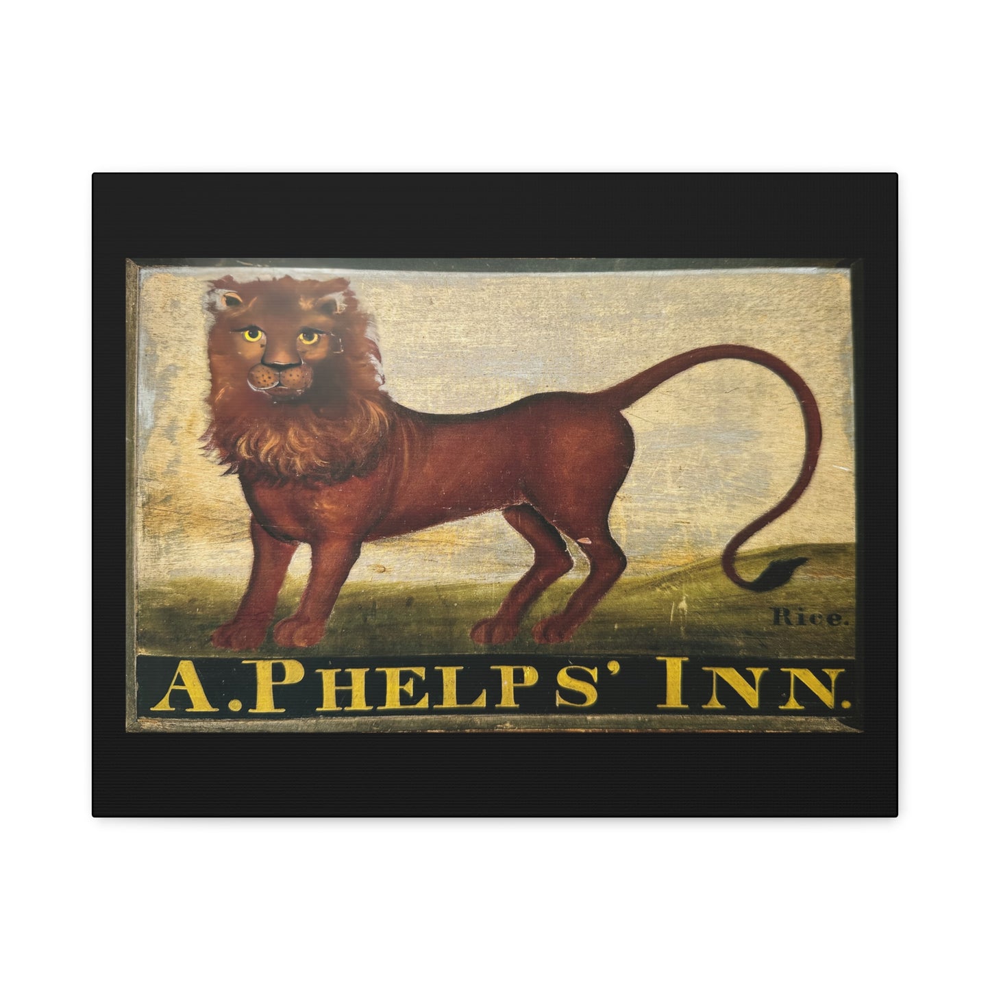 A. Phelps Inn Matte Canvas, Stretched, 1.25"