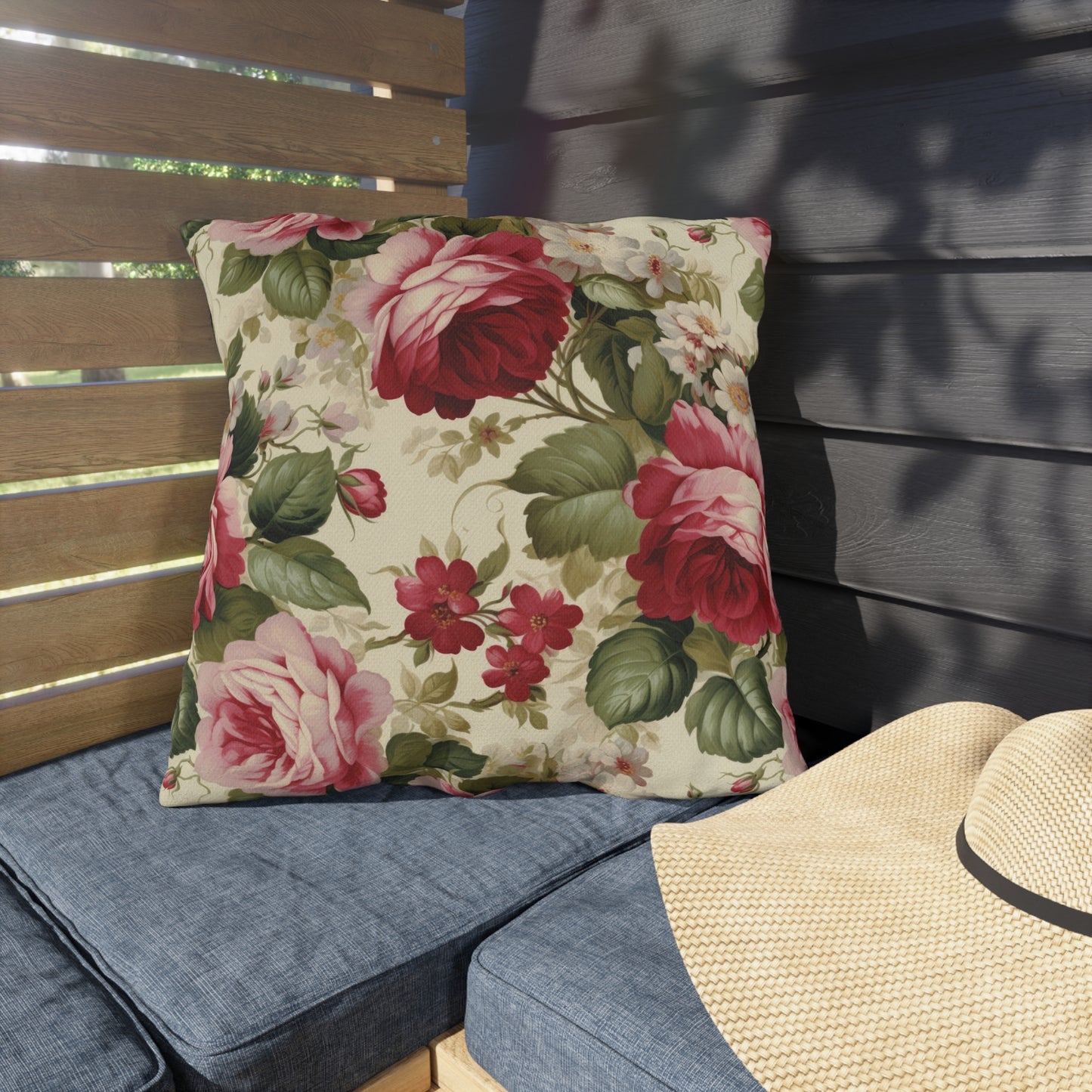 Classic Roses Outdoor Pillows