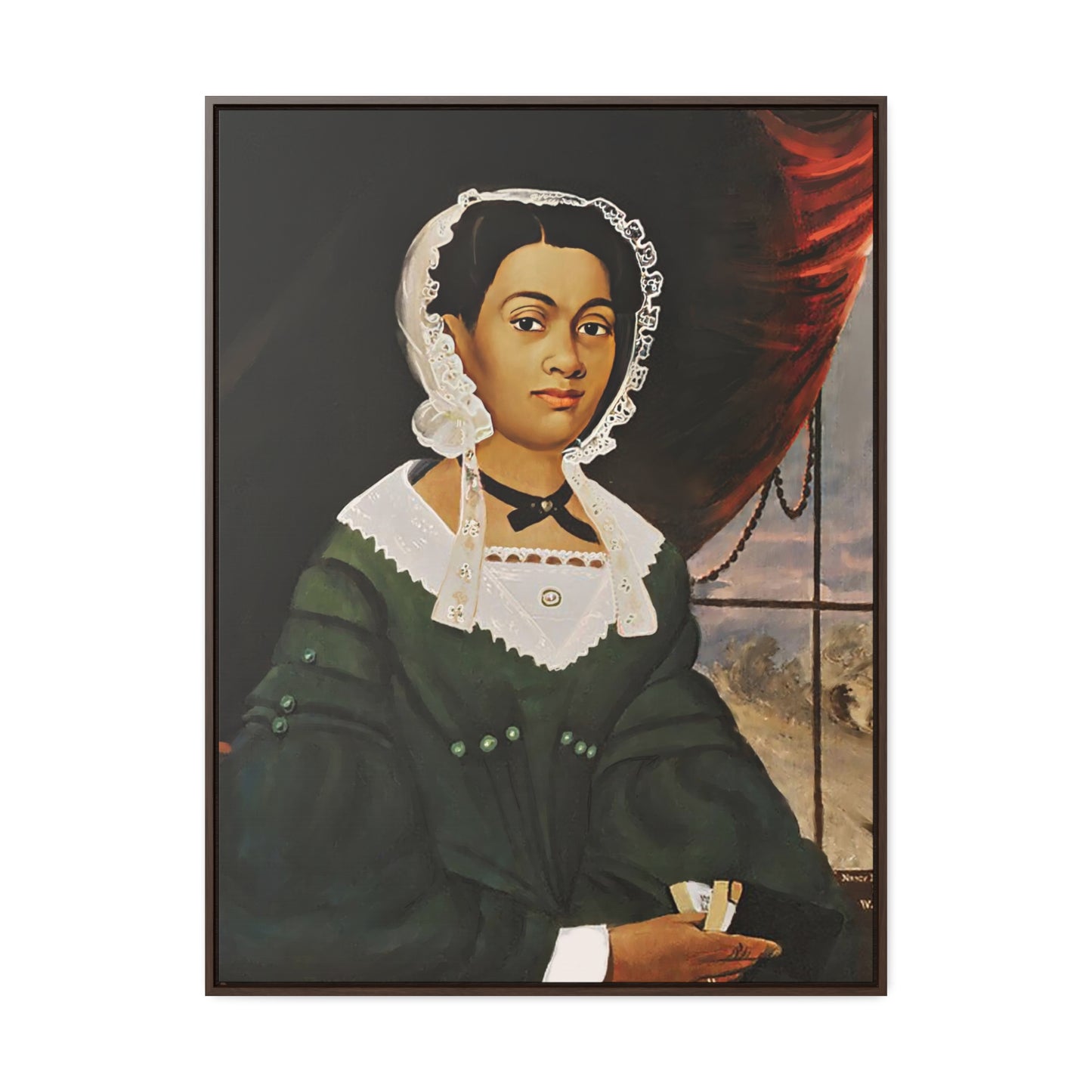 Mrs. Nancy Lawson Gallery Canvas Wraps, Vertical Frame