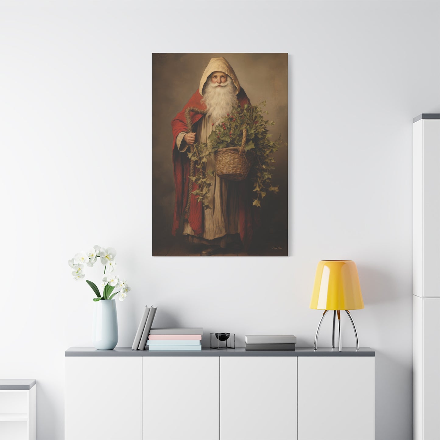 Sharing Santa Matte Canvas, Stretched, 1.25"