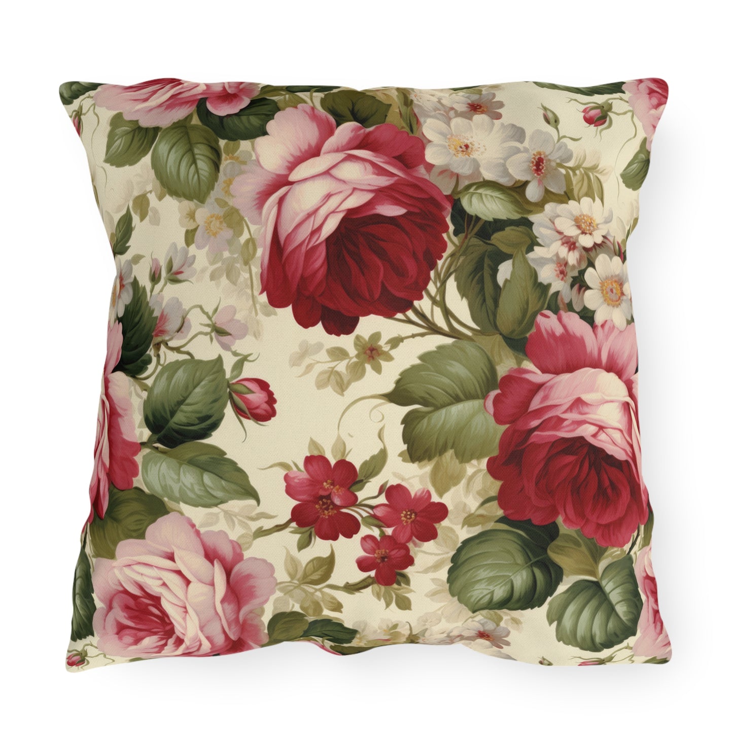 Classic Roses Outdoor Pillows