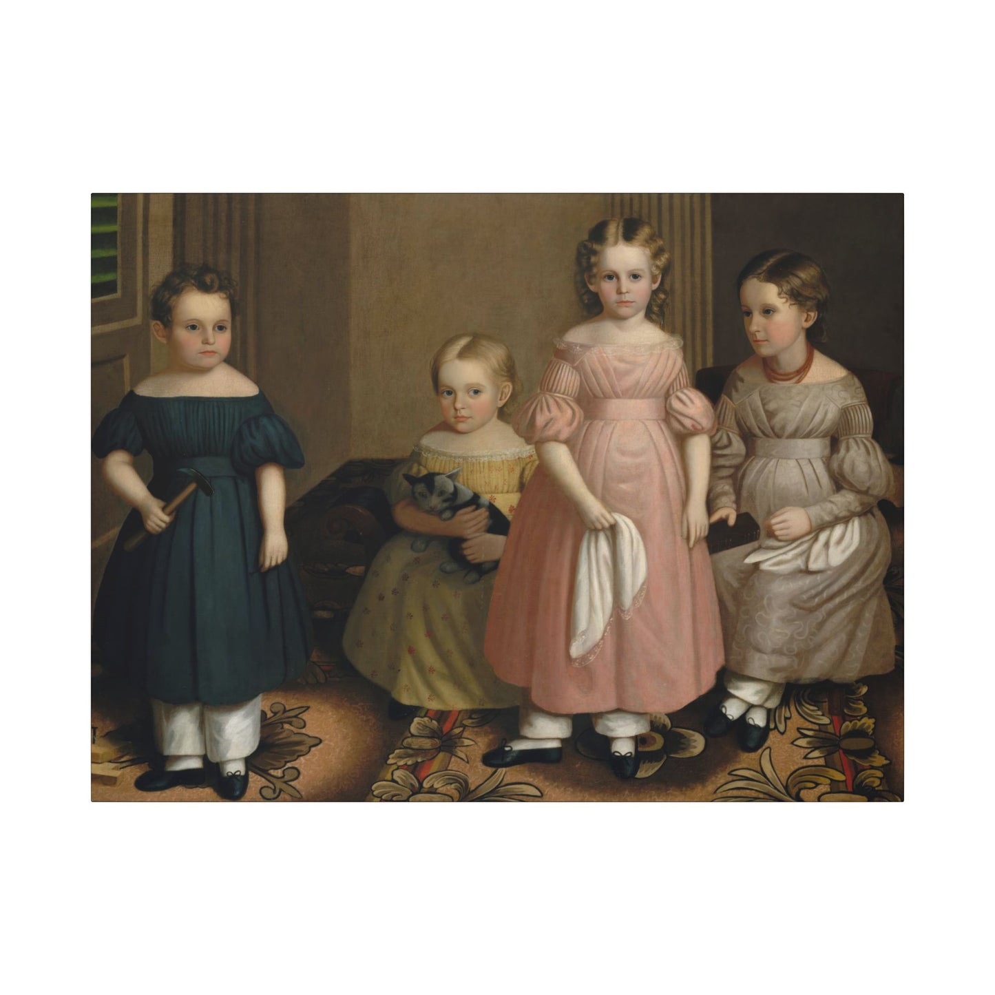 The Alling Children Matte Canvas, Stretched, 0.75"