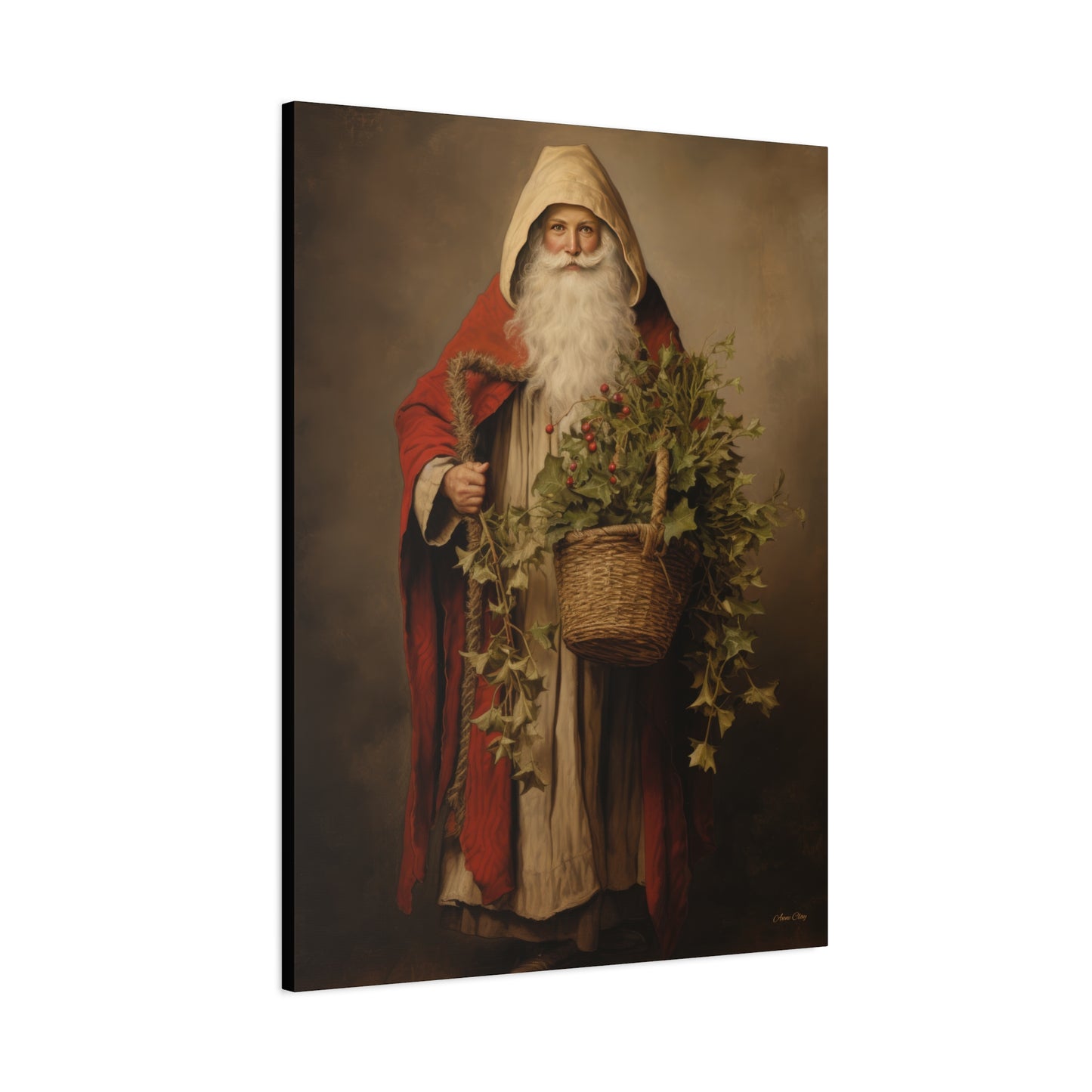 Sharing Santa Matte Canvas, Stretched, 1.25"