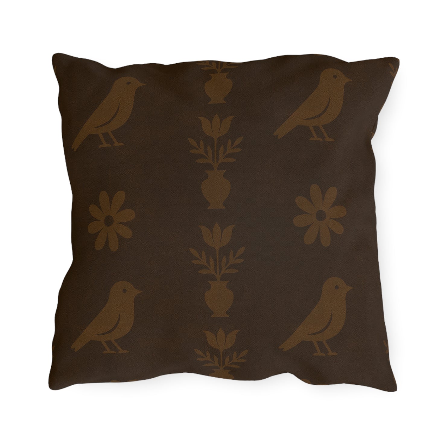 Chic Outdoor Pillows for Cozy Patios, Garden Decor, Seasonal Celebrations, Bird & Floral Design, Boho Throw Cushions