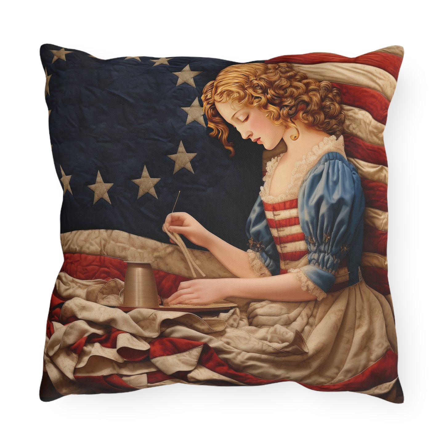 Betsy Ross Outdoor Pillows