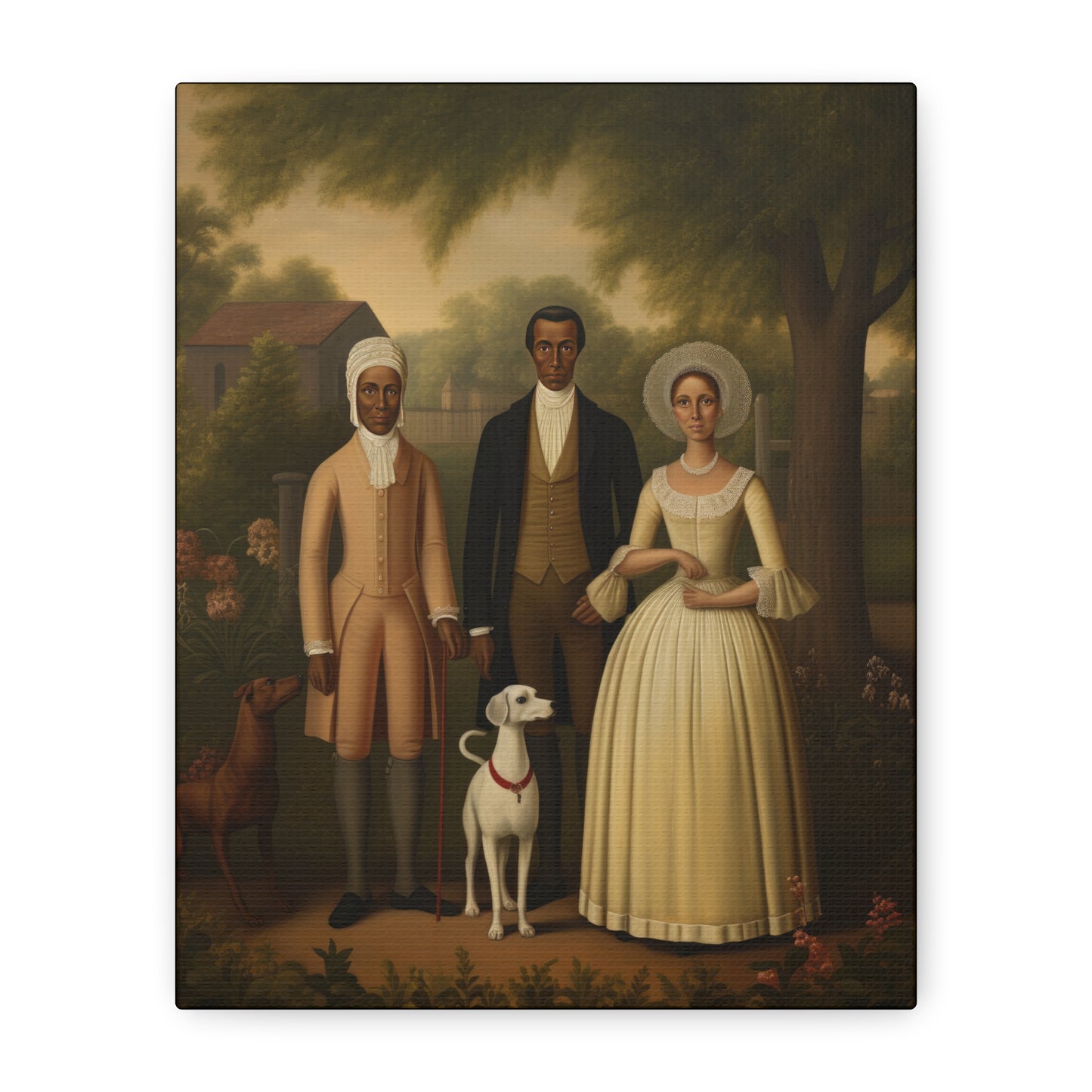 Vintage Portrait Canvas Print - Timeless Family Heritage Art for Home Decor