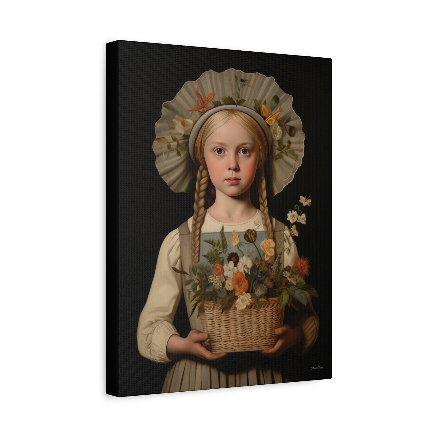 Flower Girl Matte Canvas, Stretched, 1.25"