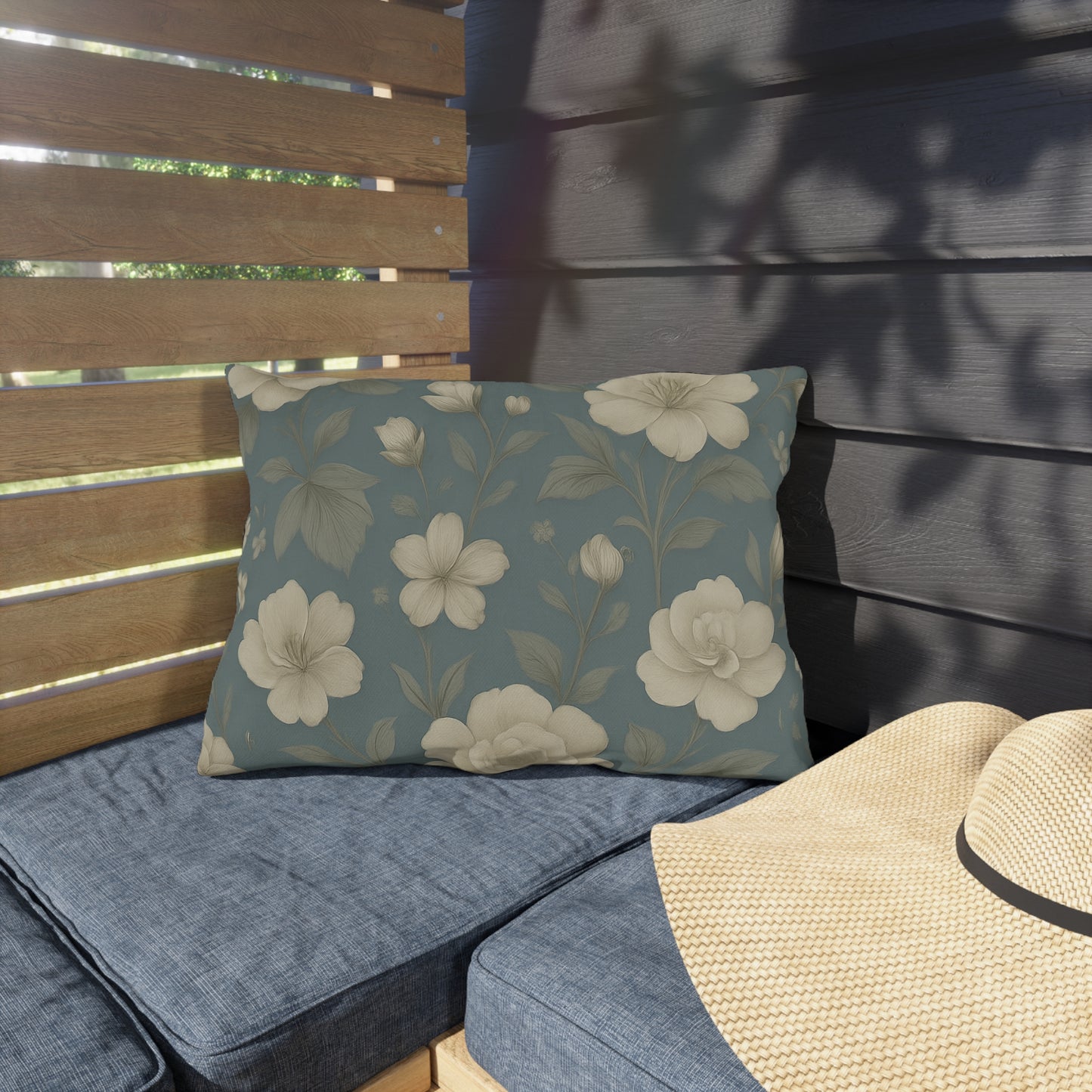 Chic Floral Outdoor Cushions, Patio Pillows, Garden Decor, Summer Accessories, Elegant Floral Throw Pillows, Home and Garden