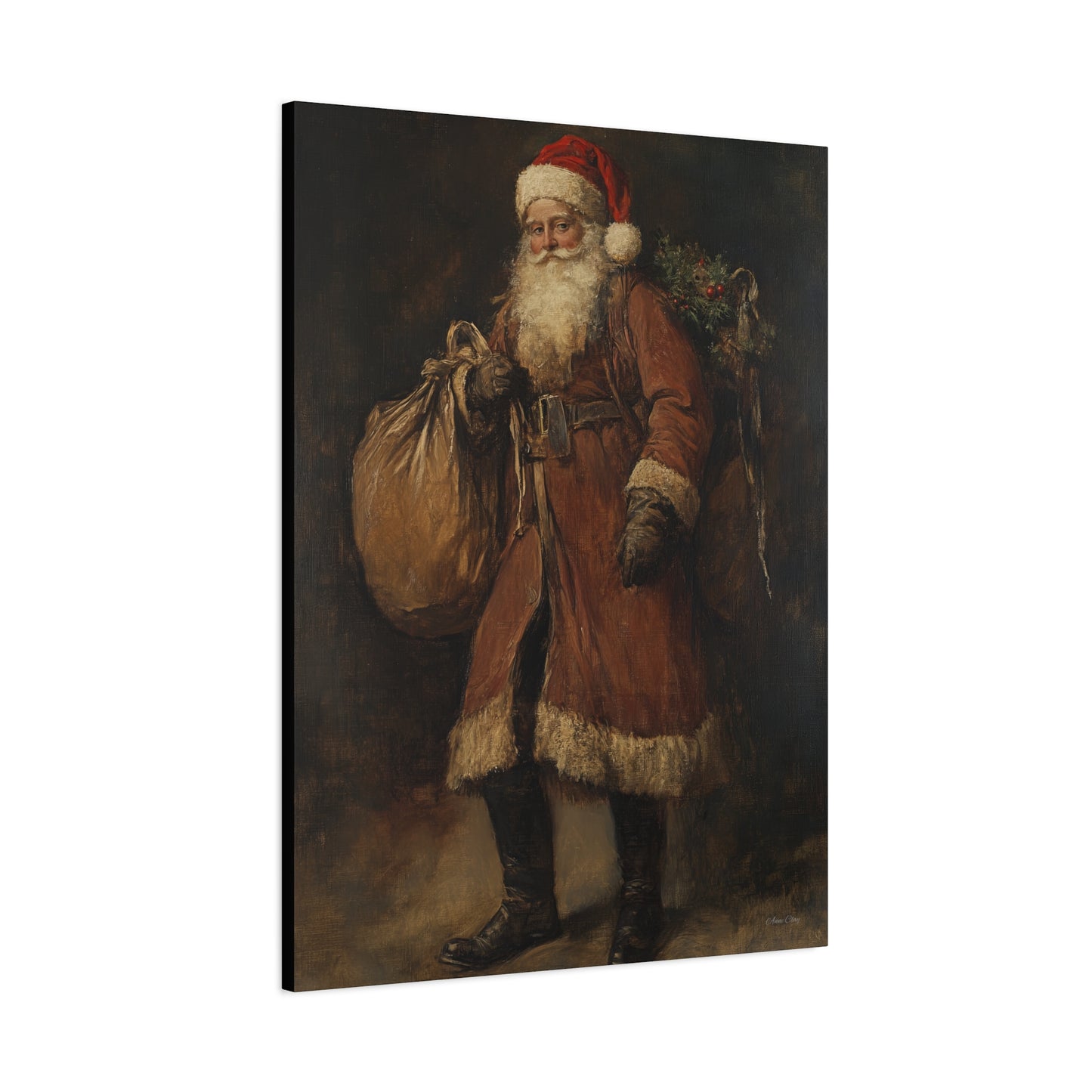 Santa's Journey Matte Canvas, Stretched, 1.25"