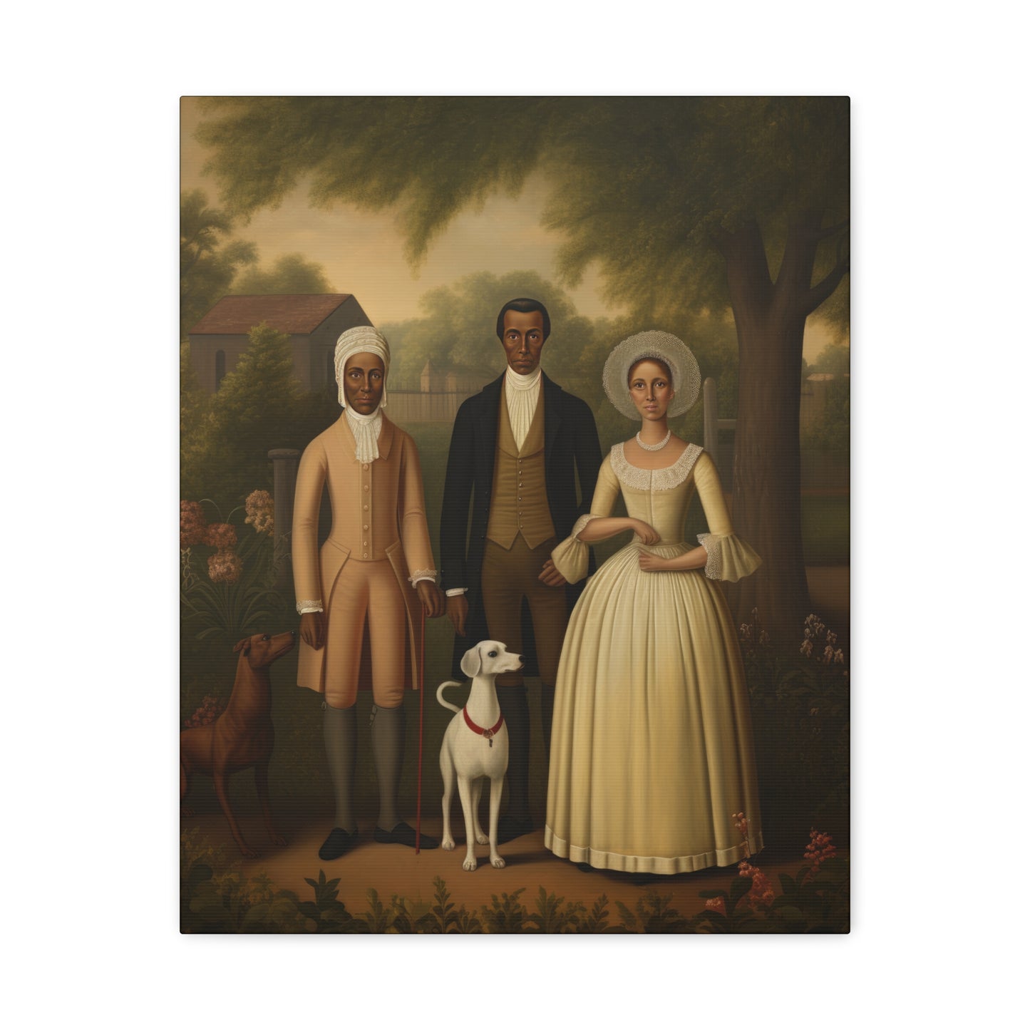 Vintage Portrait Canvas Print - Timeless Family Heritage Art for Home Decor