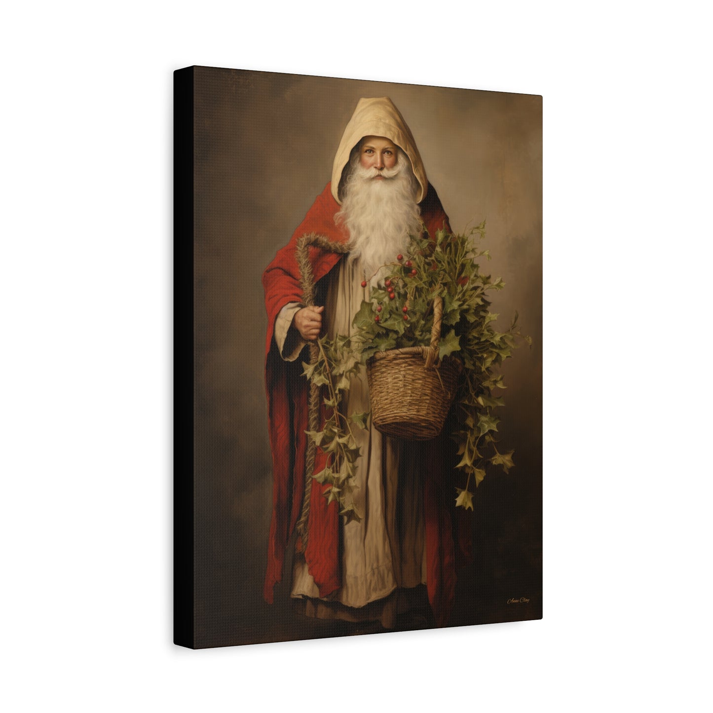 Sharing Santa Matte Canvas, Stretched, 1.25"