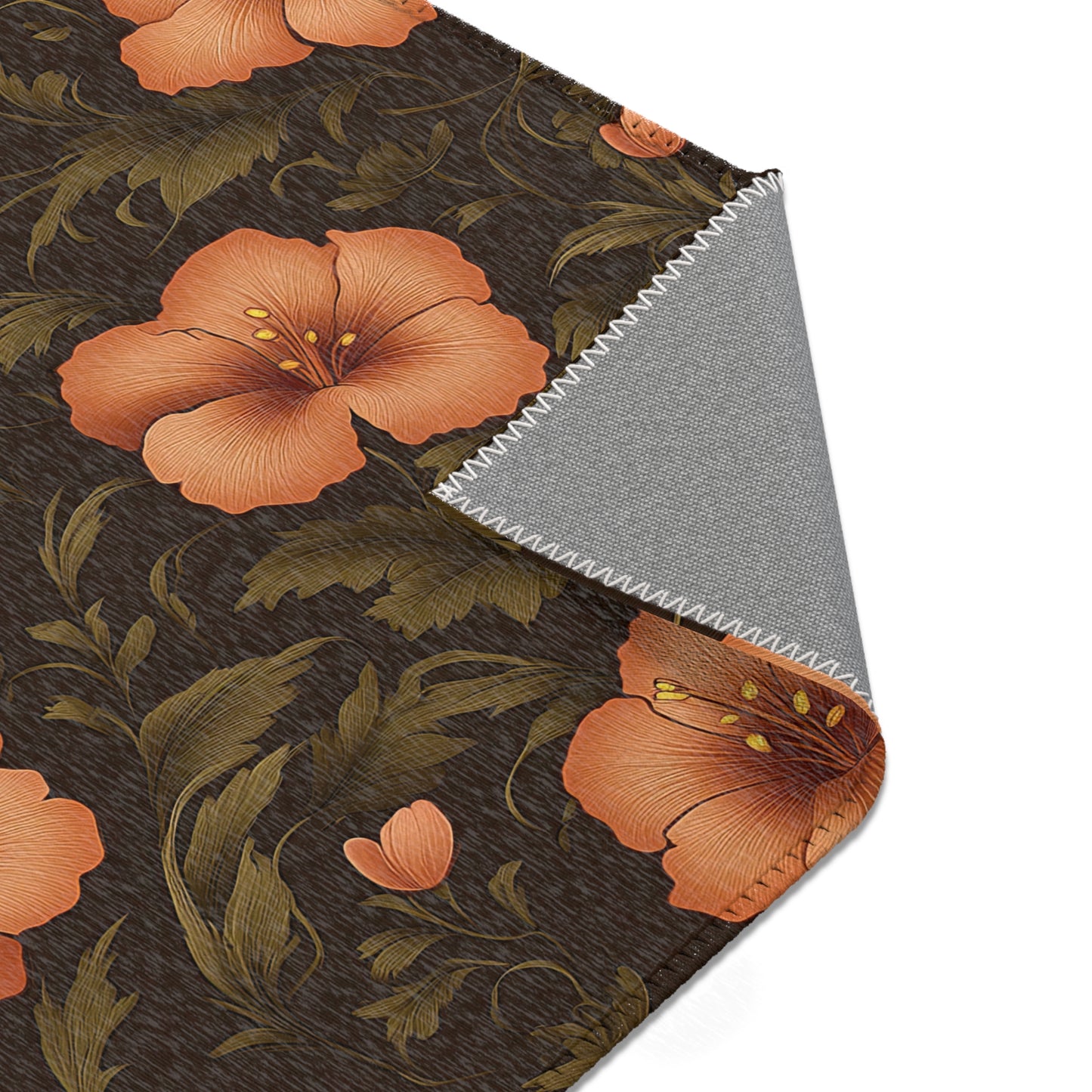 Hibiscus Area Rug, Chenille, Bellewood Collection
