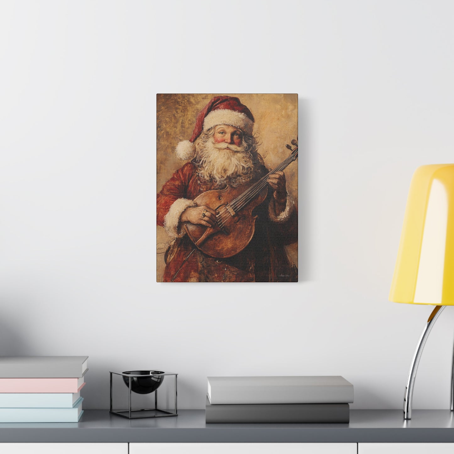 Nashville Santa Matte Canvas, Stretched, 1.25"