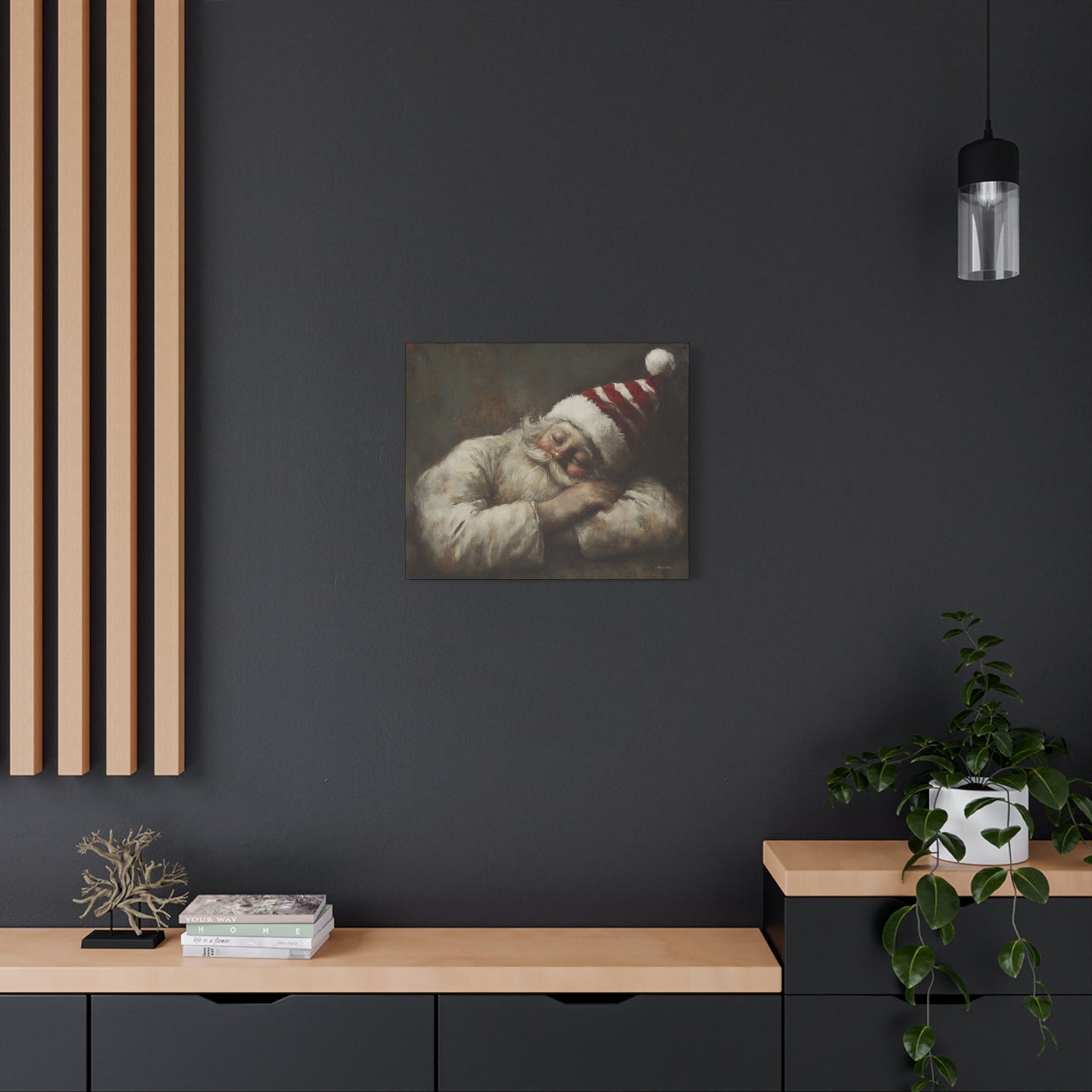 Sweet Dreams Santa Matte Canvas, Stretched, 1.25"