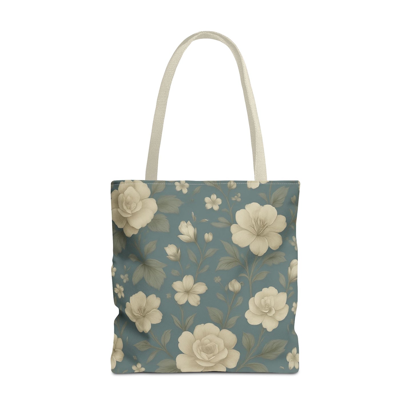 Floral Canvas Tote Bag - Ideal for Everyday Use, Beach Days, Gift for Her, Shopping, Eco-Friendly