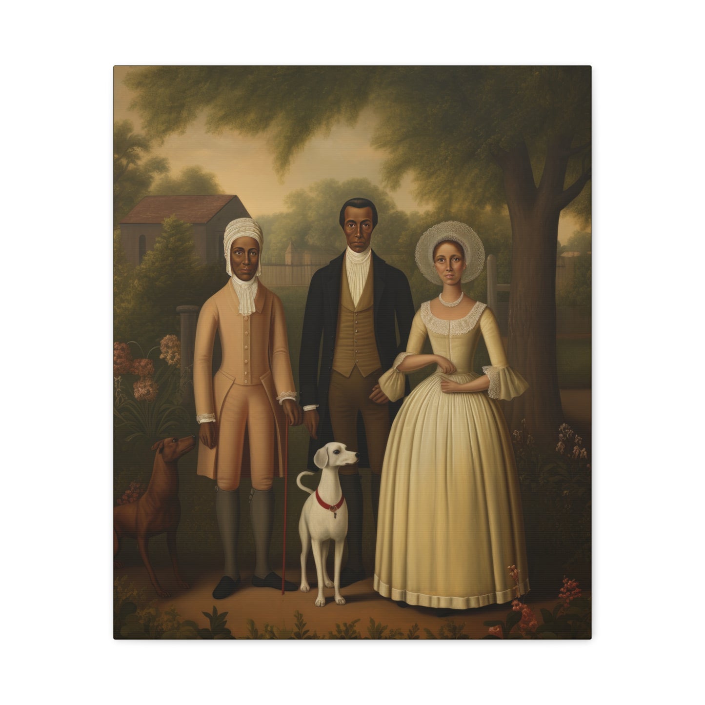 Vintage Portrait Canvas Print - Timeless Family Heritage Art for Home Decor