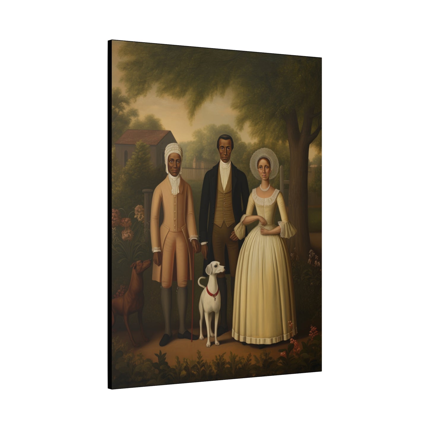 Vintage Portrait Canvas Print - Timeless Family Heritage Art for Home Decor