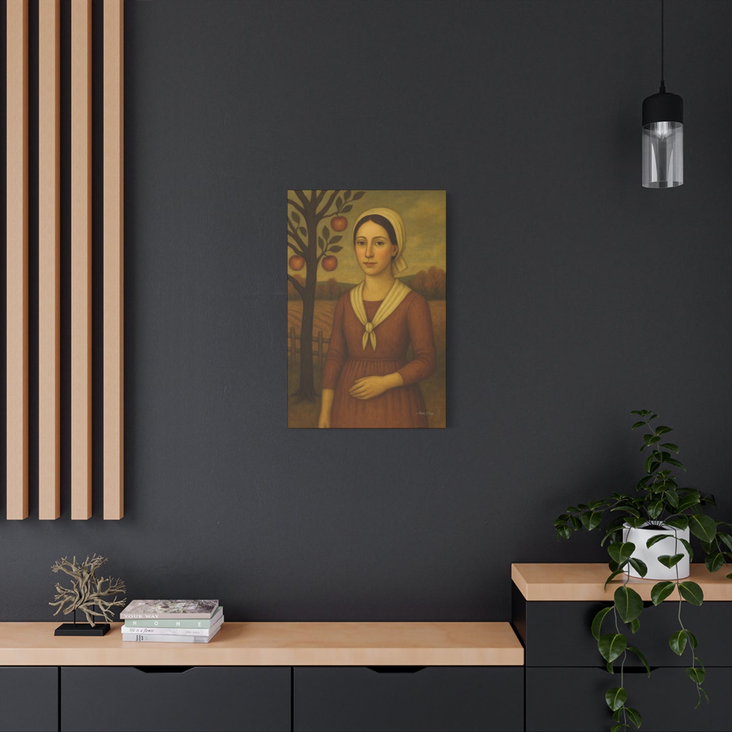 Rustic Art Canvas Print, Vintage Decor, Farmhouse Wall Art, Nature-Inspired Artwork, Home Decor Gift