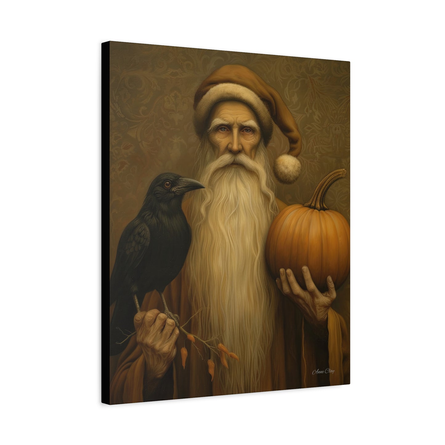 Autumnal Matte Canvas Art, Rustic Decor, Halloween Wall Art, Fall Home Decor, Perfect for Thanksgiving, Harvest Celebrations