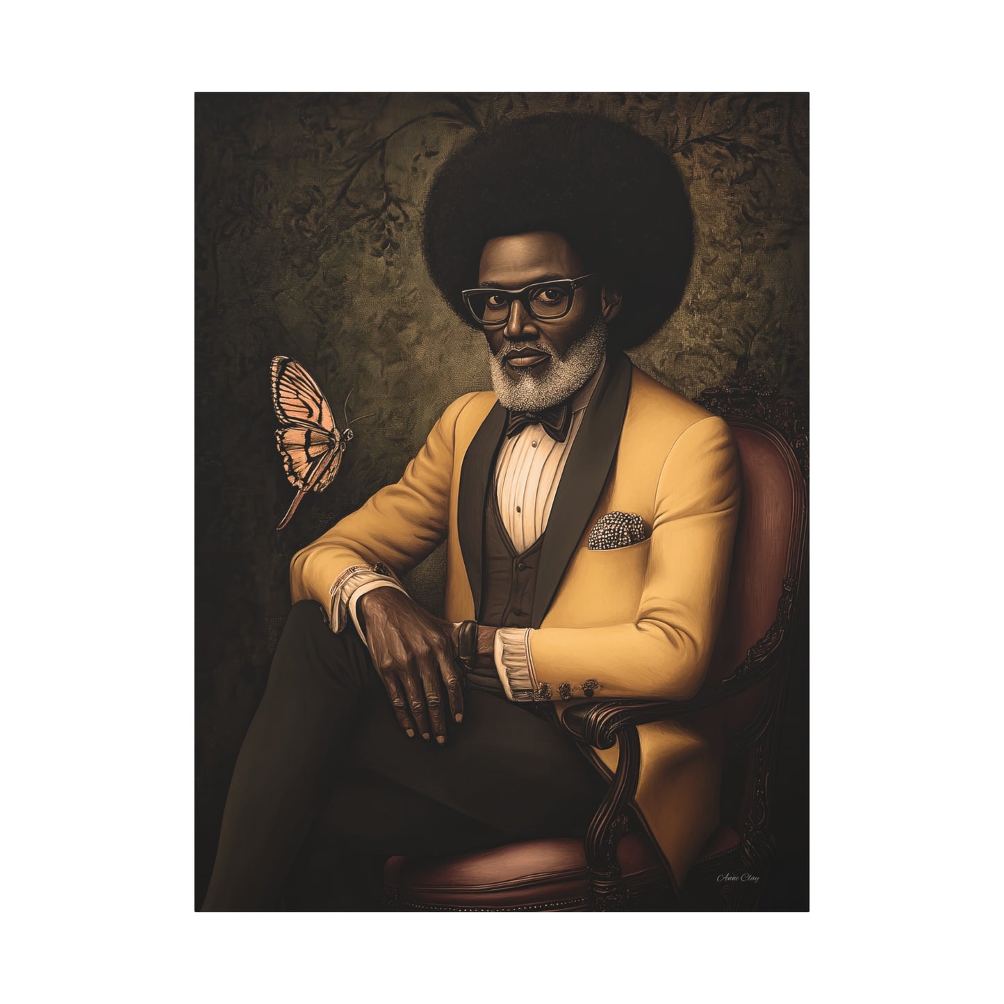 Afro-Victorian Gentleman Portrait | Bellewood Whimsical Historical Art Print