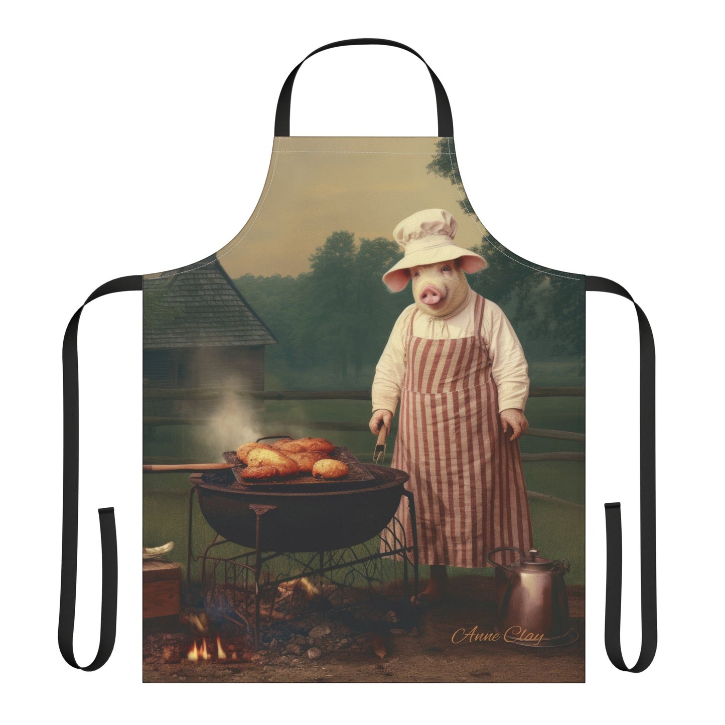 Pig at the BBQ Apron