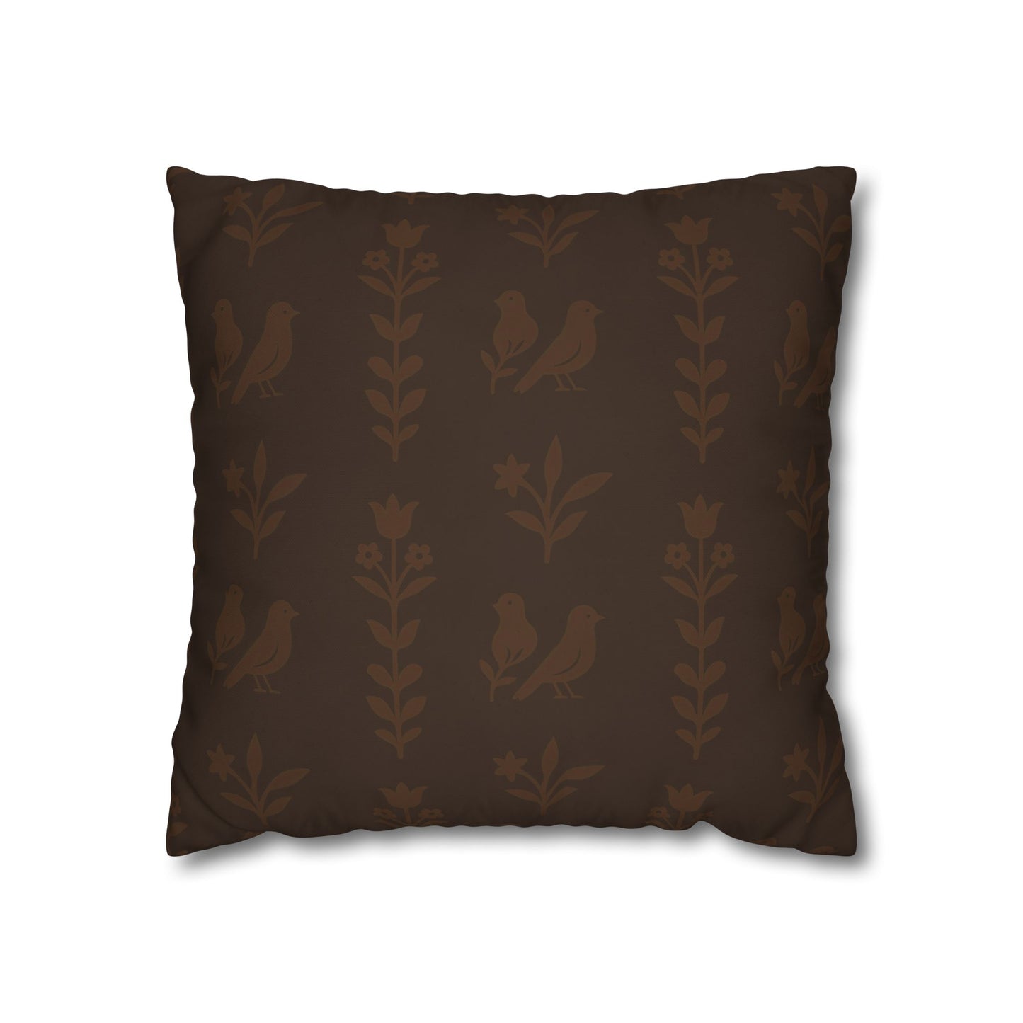 Bohemian Floral Pillowcase, Art Decor Cushion Cover, Cozy Home Accent, Gift for Housewarming, Relaxing Bedroom Decor