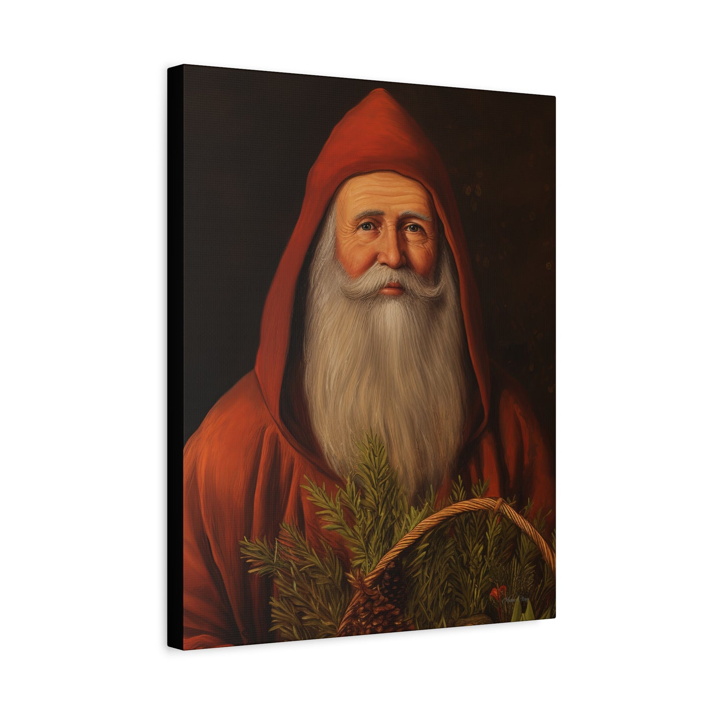 Sweet Red Santa Matte Canvas, Stretched, 1.25"