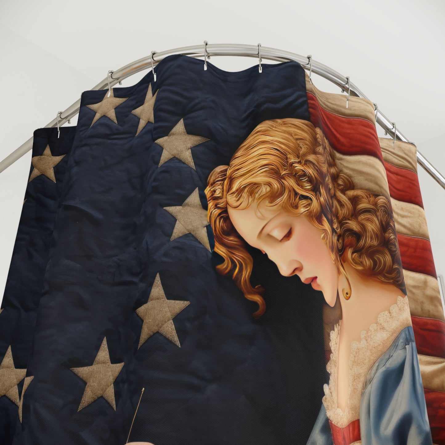 Needle Stitch Betsy Shower Curtains