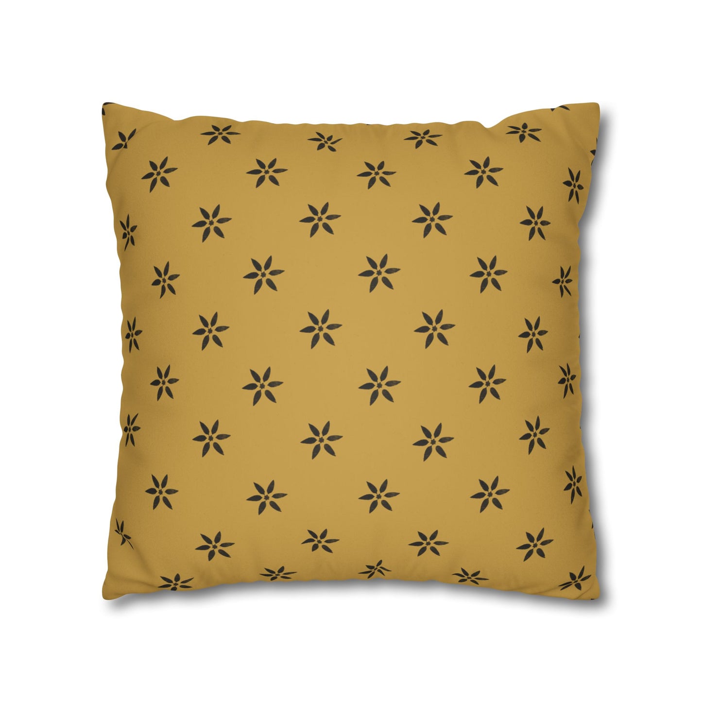 Faux Suede Square Pillowcase