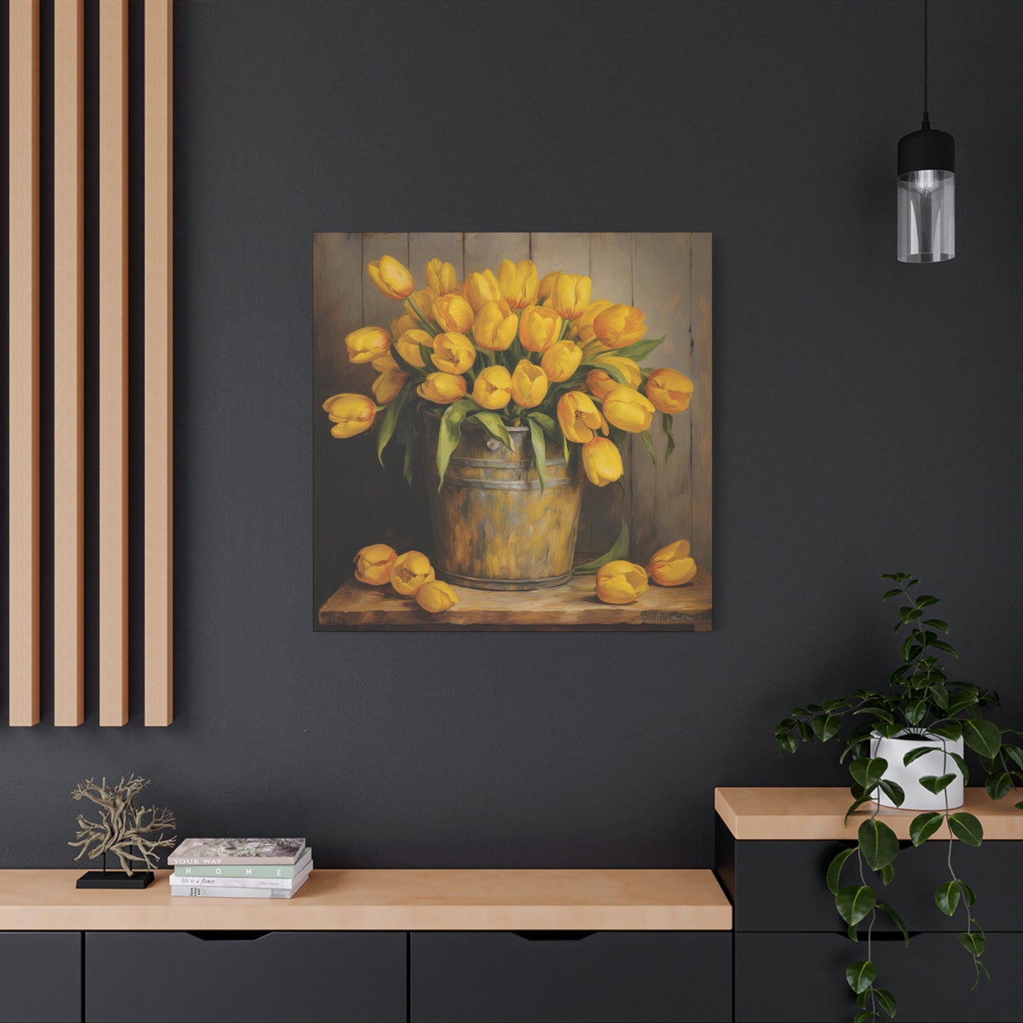 Something Yellow Matte Canvas, Stretched, 1.25"