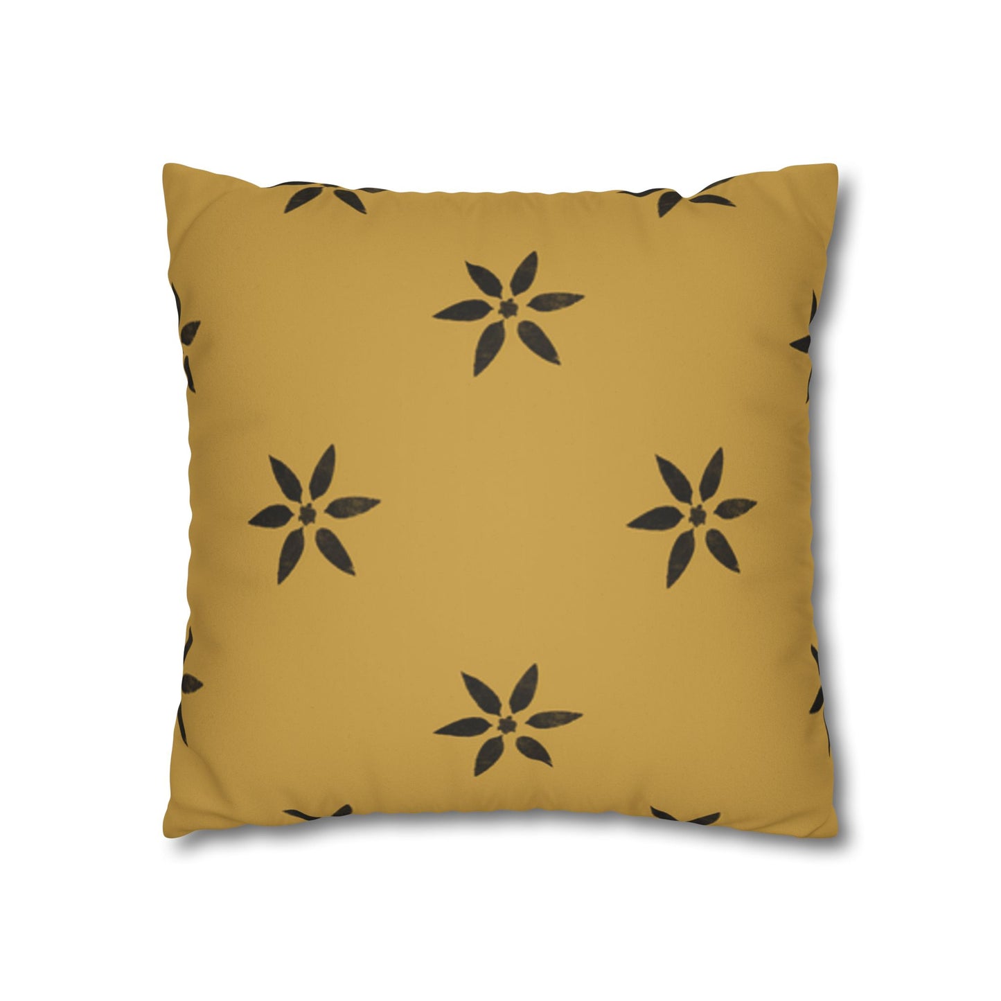 Faux Suede Square Pillowcase