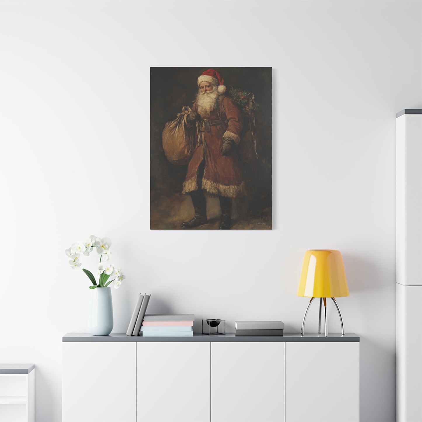 Santa's Journey Matte Canvas, Stretched, 1.25"