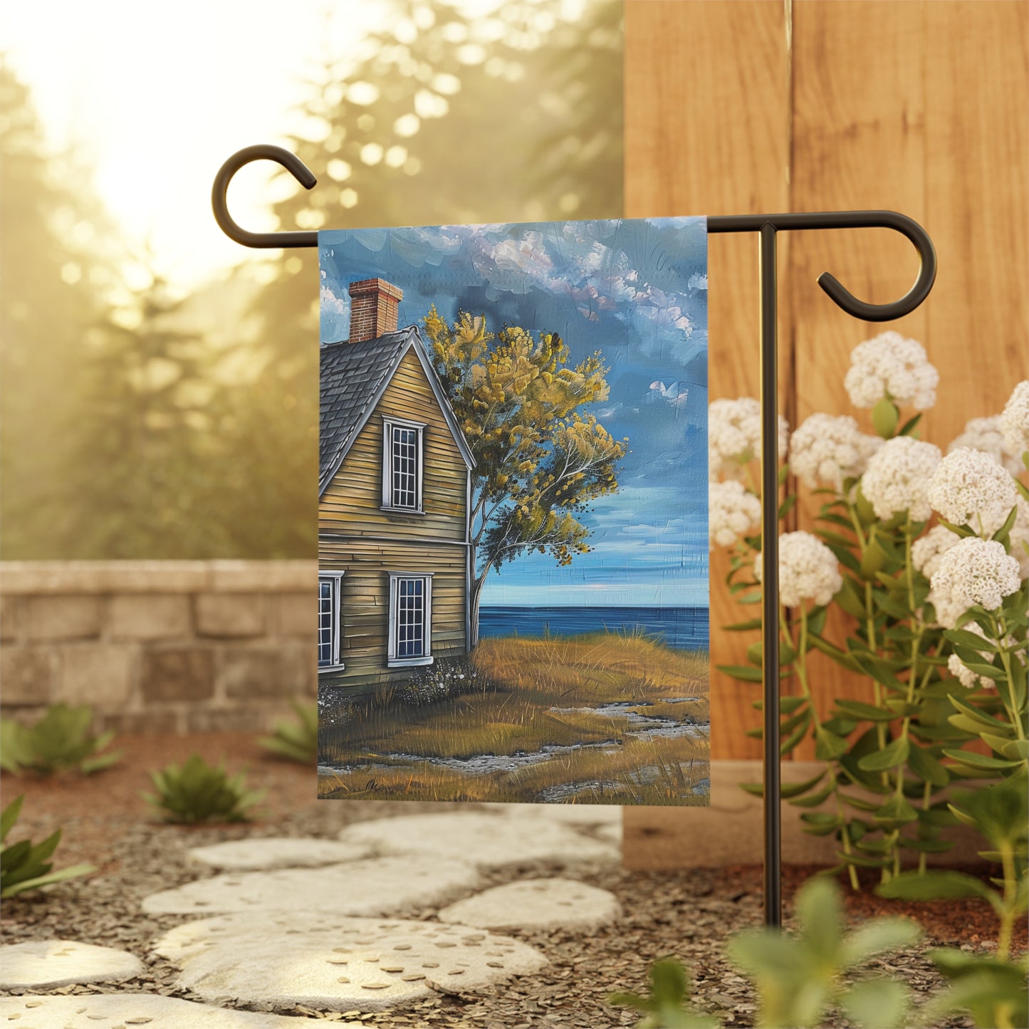 Salt Box by the Sea Garden & House Banner