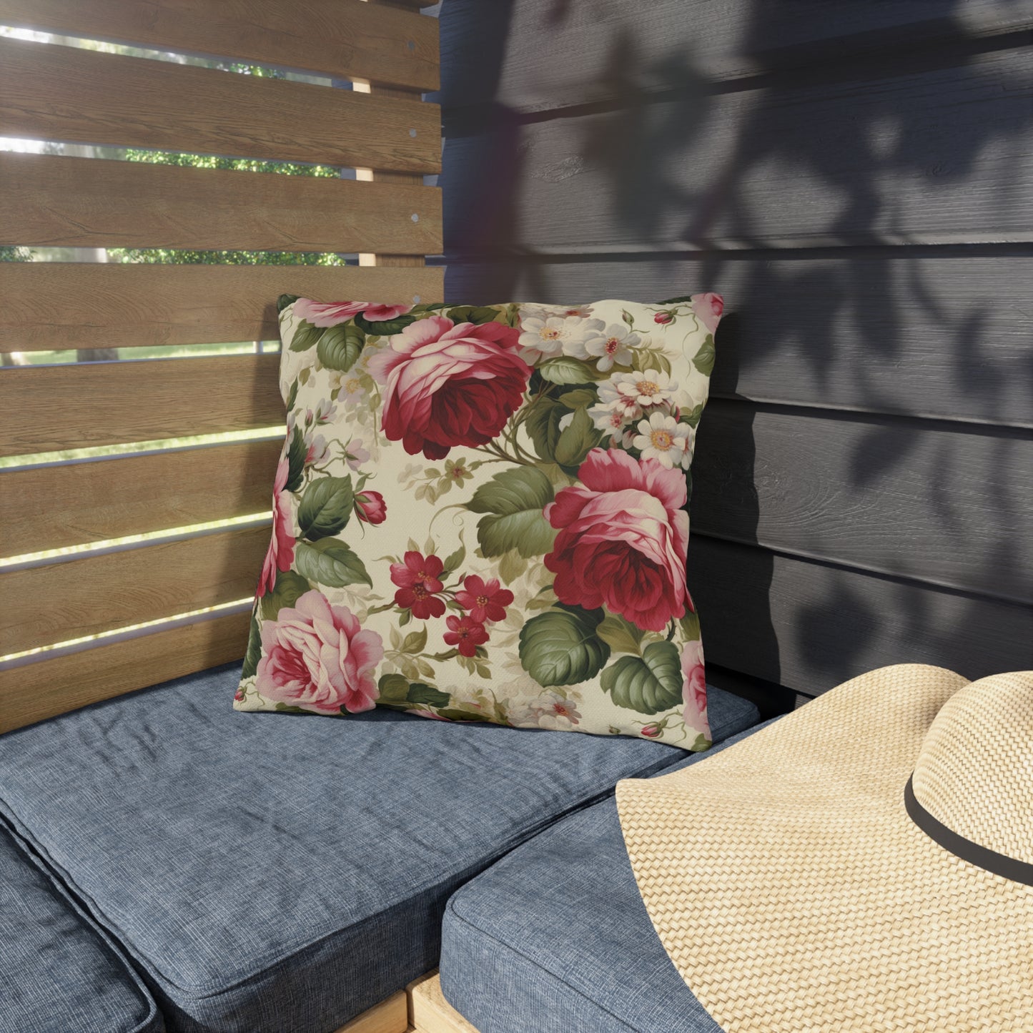 Classic Roses Outdoor Pillows