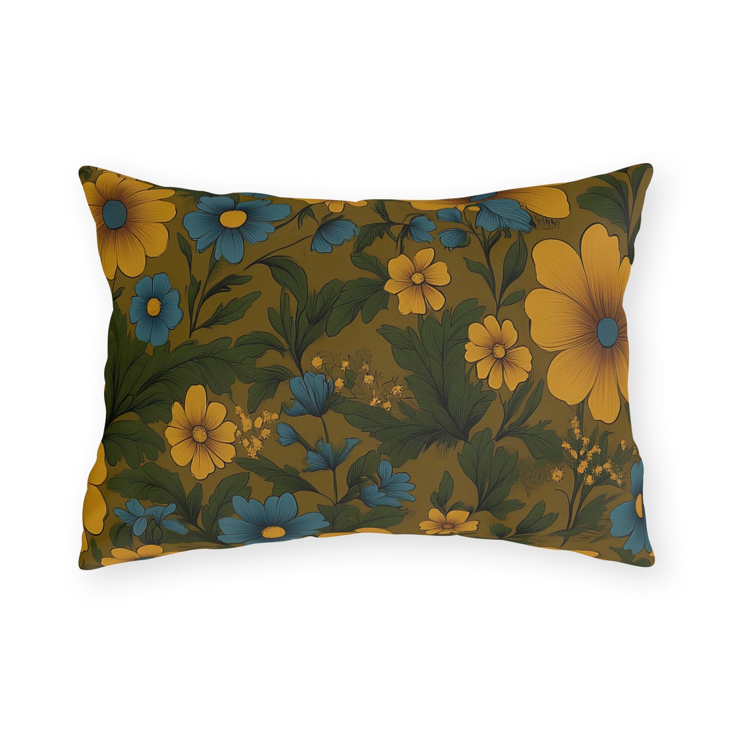 Bohemian Floral Outdoor Pillows, Vibrant Garden Decor, Patio Accessories, Spring/Summer Vibes, Outdoor Seating Style