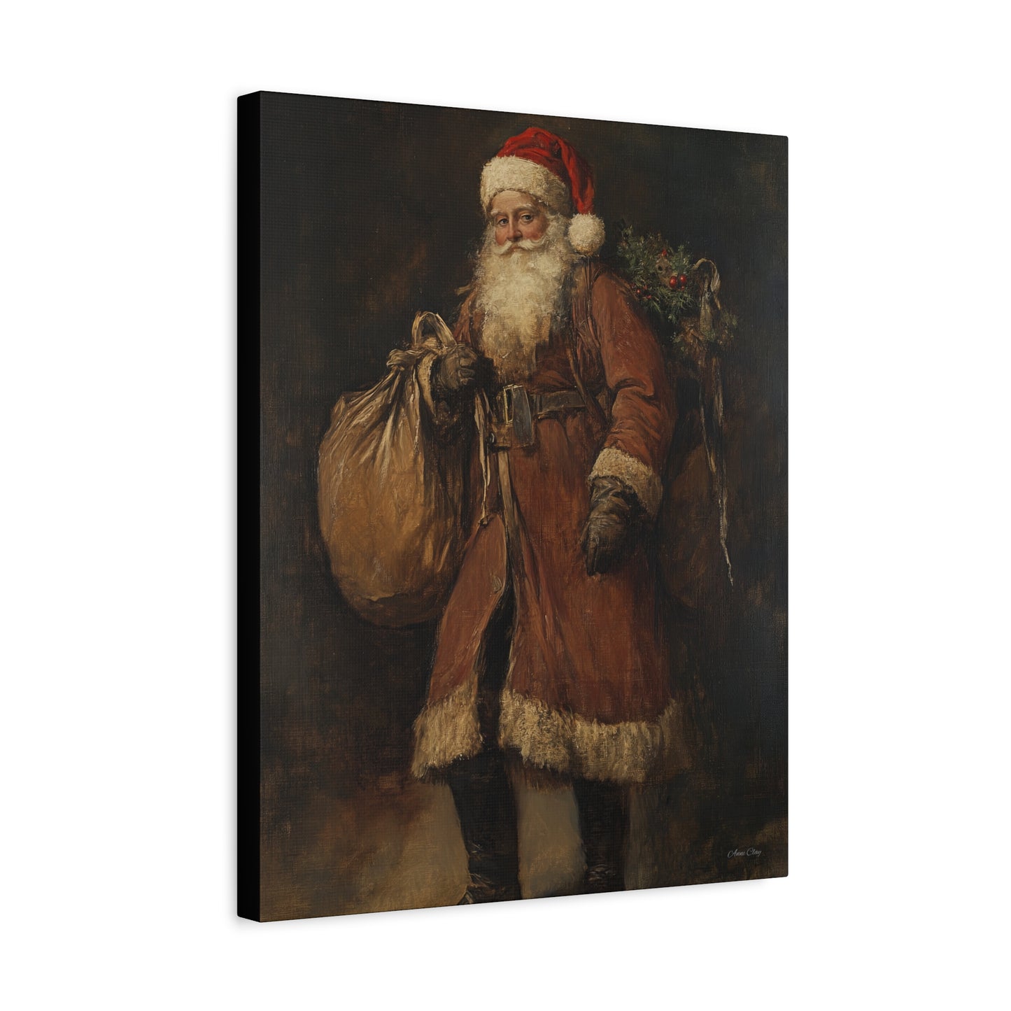 Santa's Journey Matte Canvas, Stretched, 1.25"
